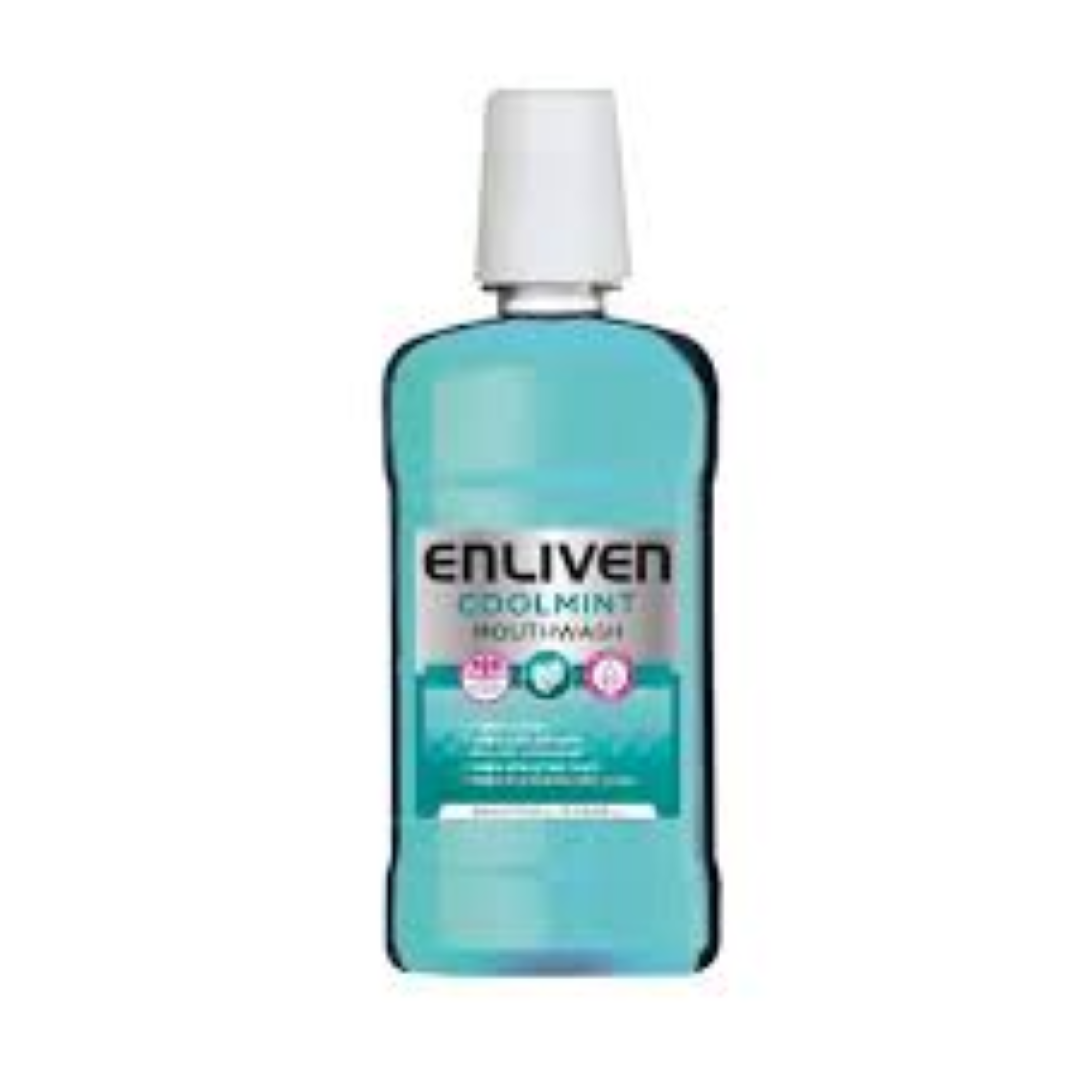 ENLIVEN MOUTHWASH COOL MINT 500ML
